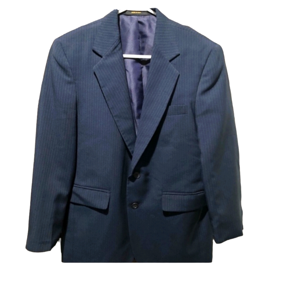 Vintage Reed st James 38S pin striped blazer/suit jacket